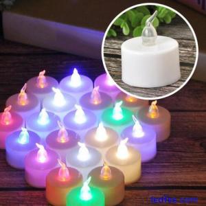 LED Flameless Tea Light Tealight Candle Wedding Decoration Included&apos; J2U0