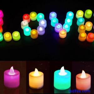 Tea Light Moving Flicker Flameless Led Candles with Timer W