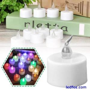 LED Flameless Tea Light Tealight Candle Wedding Decoration Battery Q8K1
