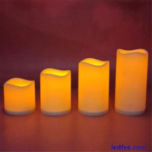 LED Flameless Candles Light Battery Operated Candle Light for Home Wedding D  ZS