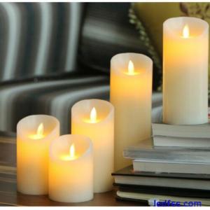 LED Flickering Candle Lights Flameless Battery/USB Chargeable Wedding Decor Warm