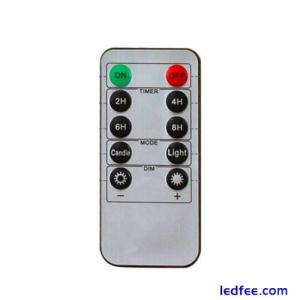 Wireless Remote LED Flameless Candle Control for Home Decor