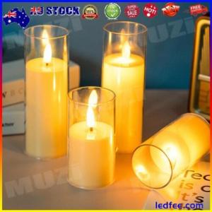 LED Candles Lights Flameless Candle Lamp for Christmas Party Decor (7.5*15cm) #