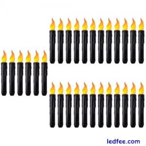 6pcs Led Candlesticks Flameless Taper Candles Electric Candles Flameless Candle