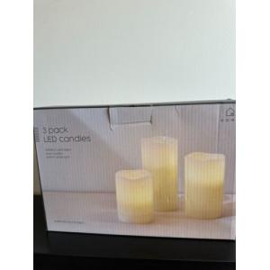 3 PACK LED CANDLES BATTERY OPE...