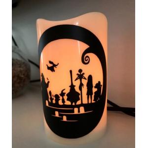 The Nightmare Before Xmas Montage LED Candle Flameless Decor Gift Party Light