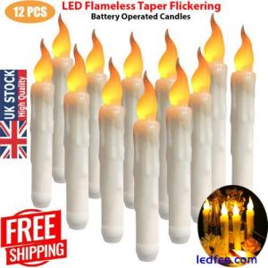 12X LED Flameless Taper Flicke...