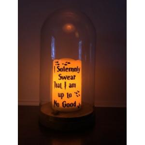 Harry Potter LED Candle Flameless Decor Gift Party Light I Solemnly Swear Decal