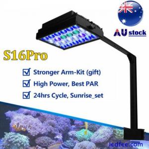 PopBloom Marine Led Aquarium Light Full Spectrum for 40cm-60cm Coral Reef Tank