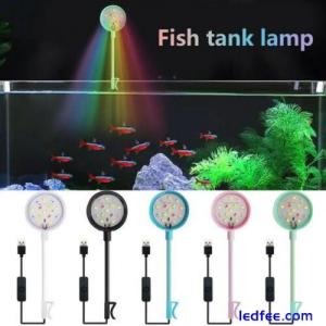 360 Degree Adjustable Aquarium Lamp USB-Plug Led Light  Fish Tank