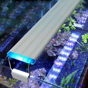 Aquarium LED Light Aquatic Plant Growing Lighting Waterproof Clip Lamp Blue LED