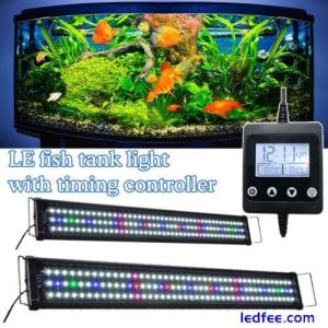30/45cm Fish Tank 24/7 Full Spectrum Lighting LED Light Aquarium Decoratio 4R6T