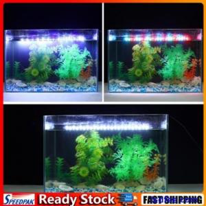 uk 90-260V Fish Tank Light LED Submersible Lamp Waterproof Aquarium Plant Light