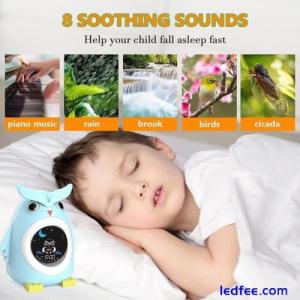 Children&apos;S Led Colorful Light Alarm Clock Lcd Number Child Electronic Alarm
