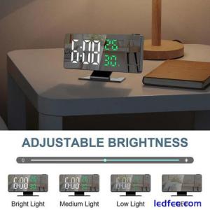 Digital LED Projection Alarm Clock Temperature Date Ceiling Projector, S1Z7