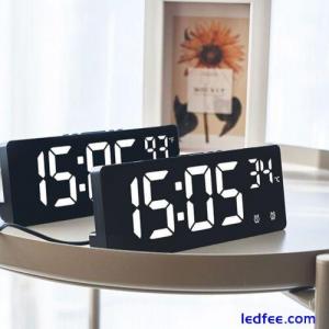 Calendar Nightlight LED Digital Electronic Clock Alarm Clock Large Number