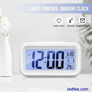 Digital LED Large Display Alarm Clock Battery Operated Mirror Face