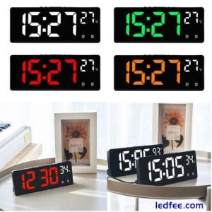 Backlight Digital LED Clocks Multi-functional Display Table Clock  for Bedroom