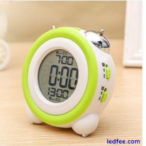 With Light LED Electronic Loud Alarm Clock Simple Alarm Clock Stereo Backlight