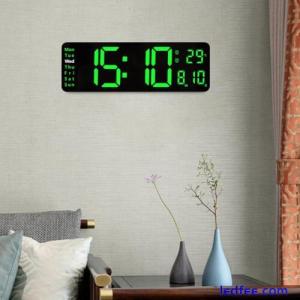 Modern LED Electronic Clock 2 Alarms Desk Clock for Shop Living