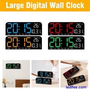 LED Digital Wall Clock Wall Ti...