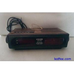 RARE Vintage Binatone Digitron MK1 LED Clock Radio Alarm