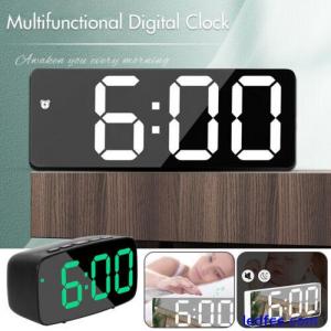 Home Modern Decor LED Digital Clock Desk Table Alarm Time Temperature Display