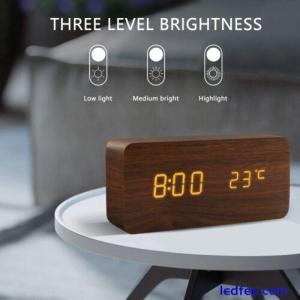 electronic LED digital alarm clock light up display cute unisex smart clock.