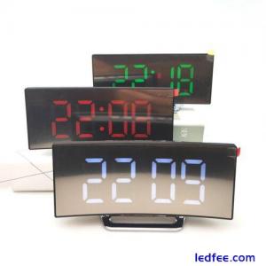 Number Clock Nightlight Alarm Clock LED Digital Electronic Clock Large Number