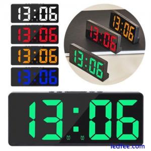 Calendar Backlight Large Number LED Digital Alarm Clock Electronic Clock