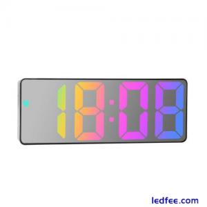 Light Number Clock LED Digital Alarm Clock Large Number Electronic Clock