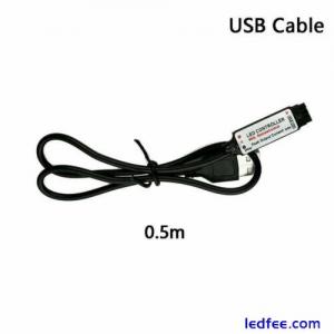 0.5m USB Cable RGB lighting controller 5V 12V wire adapter cord for LED strip