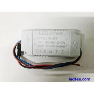 LED Driver Transformer 18W-25W DC 54V - 87V 300ma Power Adapter Home Converter