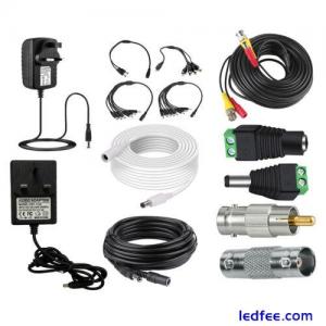 12V 1A 2A 3A Adapters Extension DCE Lead & 5M to 40M BNC Cables for CCTV Cameras