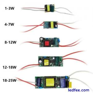 Led driver 300ma amp adapter power supply IC transformer 1-36W   DC12V 1-3W 50W