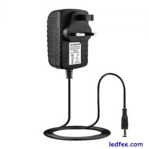 2A 12V UK Plug Power Supply AC DC Adapter Safety Charger LED Strip CCTV Camera