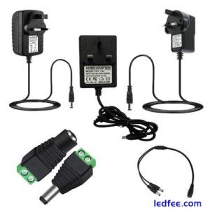 12V POWER SUPPLY 1A/2A/3A AC DC ADAPTER CHARGER FOR CAMERA LED STRIP LIGHT CCTV