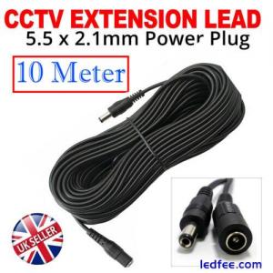 10M DC Power Extension Cable 5.5mm x 2.1mm Male Female LED Light/CCTV 5V 12V 24V