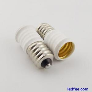 10pcs E14 to E14 Extend Base LED Lamp Screw Thread Bulb Socket Adapter Converter