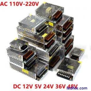 Power Supply DC 5V 12V 24V 36V 48V Netzteil Treiber LED-Trafo für LED Strip