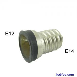 European E14 to US E12 Candelabra Base Socket LED Light Bulb Lamp Adapter Holder