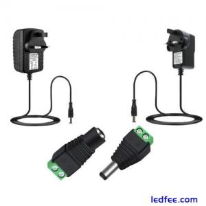 12V 1A/2A AC to DC Adapter Charger Power Supply LED Light Camera CCTV UK Plug UK
