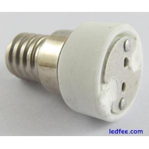 10x E14 Male to MR16 Female Socket Base LED Halogen CFL Light Bulb Lamp Adapter
