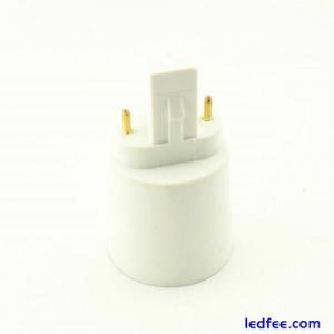 G23 to E27 Socket Base LED Halogen CFL Light Bulb Lamp Adapter Converter Holder