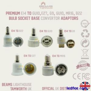 E14 To MR16 E27 B22 G9 MR16 Light Socket Adaptor Converter Extender Lamp Holders
