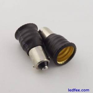 1pcs BA9s Lamp Socket to E12 LED Light Screw Bulb Lamp Holders Adapter Converter
