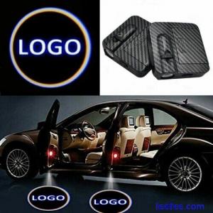 2Pc Wireless Led Car Door Lamp Welcome Laser Projector Light For All Modes