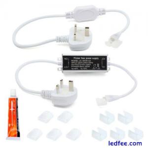 LED COB Strip Light Flicker Free Driver/End Cap/Mounting Bracket/Silicon Glue