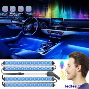 Led Lights Interior Car Inside Strips Decorative Accessories Voice Control Led