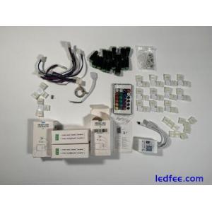 WiFi + IR 24 Keys RGB LED Controllers + Accessories
